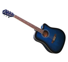 Гитара Polcraft полноразмерная 4/4 синяя PLG-4111 BLS